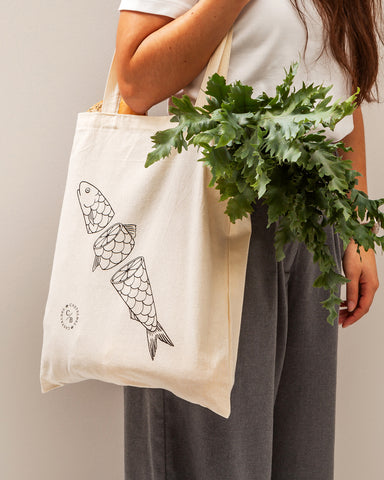 サーディンの切り口がレモンの断面になったユニークなデザイン