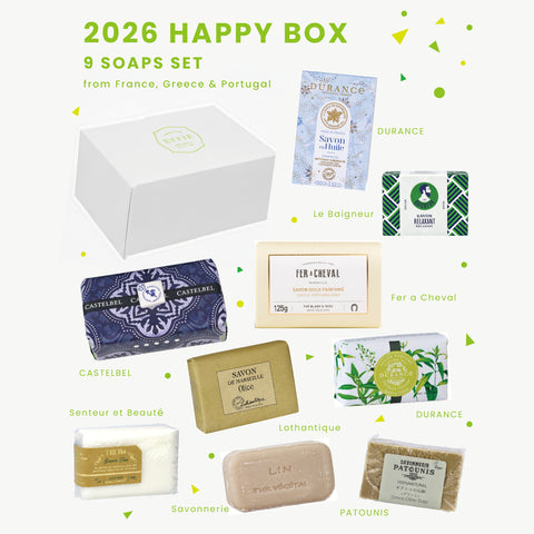 ９つの厳選ソープを贅沢に詰め合わせました