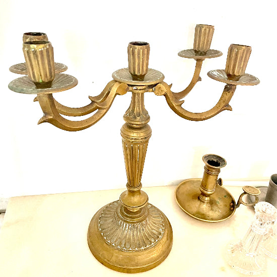 No56 ブロンズ色4本立てｷｬﾝﾄﾞﾙｽﾀﾝﾄﾞ