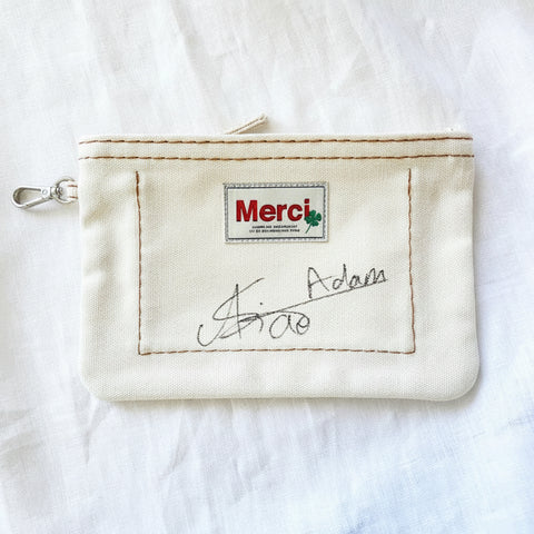 ⑩ Merci Paris ポーチ ホワイト