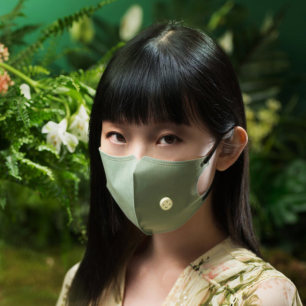 花粉の時期にはペパーミント精油と共にマスクに。